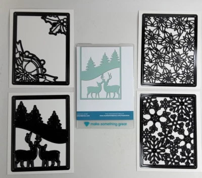 HSN Diamond Press A2 Holliday Background Dies