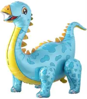 Catzon 3D Tanystropheus Self-standing Dinosaur Balloon Birthday Party Baby Shower Decoration Inflatable Kit-Blue
