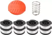 9 Pack Weed Eater Spool Spool Replacement for Black+Decker AF-100 String Trimmer