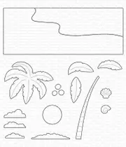 My Favorite Things Die-namic Die Beach Scene Builder