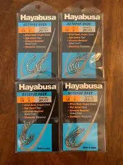 Hayabusa 1/0 Octopus Hooks 4 Packs
