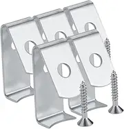 Abaodam 5pcs Iron Plant Hooks Rustic Garden Hangers for Wall Mounted Pots Durable Wall Hooks for Terracotta and Clay Pots Weatherproof Design for Use