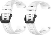 2Pack Watch Bands Compatible with Garmin Approach S70 42MM/47MM Golf GPS Watch Strap Soft Silicone Replacement Wristband Sport Band for Women Men