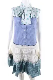 Moschino Womens Mixed Mini Dress - Fantasy Print Size 44