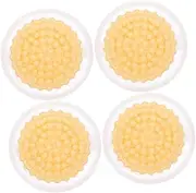 Kisangel Laundry Hair Catcher 4pcs Washing Machine Lint Trap Reusable Mesh Bag for Dryer Easy Cleaning