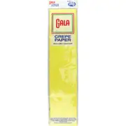 Gala Yellow Crepe Paper 240cm x 50cm (1 Sheet)