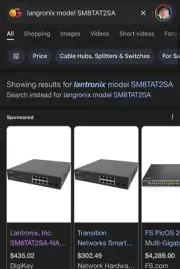 Lantronix SM8TAT2SA Managed Switch 8-Port Gigabit PoE+ 2-Port 100/1000 SFP