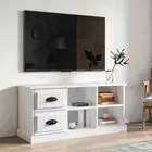 High Gloss Entertainment Unit Stand TV Cabinet Storage With 4 Open Compartments