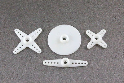 1Set (4PCS) Assorted Plastic 25T Futaba Servo Arm Horn RC Model (US SELLER/SHIP)
