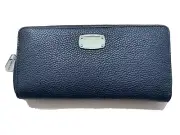 Michael Kors Jet Set Item Black Travel Continental Leather Wallet