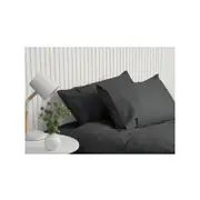 Sheraton Luxury 1000tc Cotton Single Bed Fitted Sheet Set W/ Pillowcase Fossil