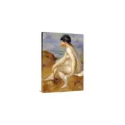 36 in. Bather Art Print - Pierre-Auguste Renoir
