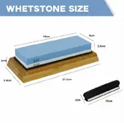 1000/6000 Dual Whetstone Waterstone Knife Sharpening Water Wet Stone Sharpener