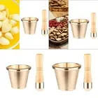 Brass Masher Set Hand Smasher Multipurpose Easy to Clean Kitchen Smashing Kit