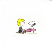 Peanuts Snoopy & Schroeder Etching Sowa & Reiser Art Piano Music Cartoon UF