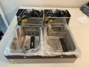 500W Electric Deep Fryer - Silver