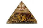 Crystal Wonderland Tiger's Eye Clear Quartz Orgonite Merkabah Pyramid