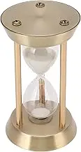 Retro Metal Hourglass Sand Timer,Small Unique Unity Hour Glass Sandglass for Office Desk Home Decor, Household Hourglass Ornament (Bronze Mini 10min)