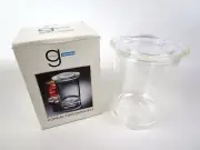 Vtg Lucite Grainware Carlisle Conical Ice Bucket Cooler Acrylic 9" New in Box