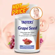 Grape Seeds Extract Capsules 100mg - 95% Polyphenols, Antioxidant Support 120ct