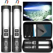 Rechargeable Flashlights High Lumens - 20,000LM Super Bright Small Pocket Magnet