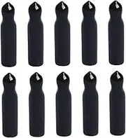 10Pcs Bottle Pourer Caps Rubber Liquor Spout Covers for Wine Spirits Dustproof Dispenser Cap for Bars Restaurants Home Use Lightweight Portable