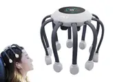 Electric Head Massager Claw Scalp Massage Tool with 5 Massage Modes and Timing-Gray