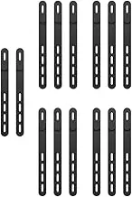 Silicone Cable Ties Cord Organizer Strap,Cable Ties,Silicone Straps Wire OrganiSer, Elastic Adjustable Charger Wrap Tie,Reusable Fastening in Home, Office.