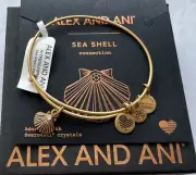 Alex and Ani 'Sea Shell II' Connection Charm Bangle