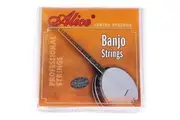 Alice Banjo Strings, 5 String Set, Light Tension, Loop End - 9-21