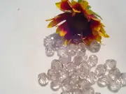 Czech Fire polish Bead 6mm WR47-Pale Amethyst Crafts Jewelry Making/50pc