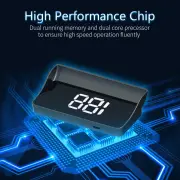 Car Head Up Display GPS Digital Speedometer HUD Windshield Projector KMH MPH Speedometer Compatible With All Cars Trucks
