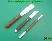 Plaster and Alginate Mixing Spatulas, Set of 3, Lab Mixing Instruments