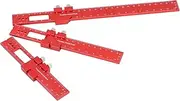 Metal Slide Ruler Aluminum T Type CNC Scribing Measuring Rule 16 20 30cm