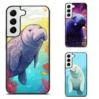 Cute adorable big manatees Shockproof Cover For Samsung S21 S22 S23 S24 Ultra FE