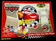 Disney/PIXAR Cars Create & Paint Your Own Plaque Set;NIB;Craft Kit/TOY, Gift; 5+