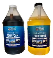 Liquid 2Lb Density Expanding 2 Part Closed Cell Polyurethane Pour Foam:1 Gal.Kit