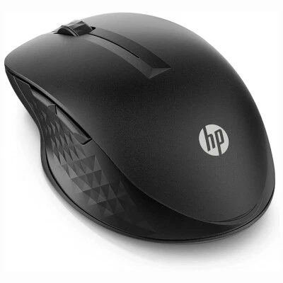 HP 430 Multi-Device Wireless Mouse (Black) - Bluetooth 5.2 & 2.4 GHz USB Receive