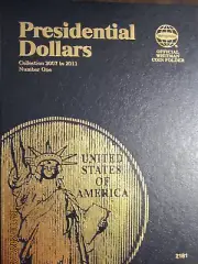 2181 Whitman FOLDER FOR Presidential Dollars 2007-2011