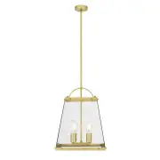 Colair 4 Light Solid Brass, Brass