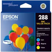 GENUINE Epson 288 3 Colour ink Cartridge XP-240 XP-340 XP-344 XP-440 T305592