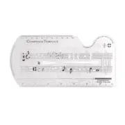 Composer Template Sheet Drawing Sheet Ruler Dual Scales Curve Ruler T6B4