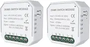 Intelligent Swtich Module,Tuya Zigbee DIY One Way Smart Switch Small Body APP Remote Control Zigbee Switch Timer Light Switch Compatible with Google Home/Nest & Alexa