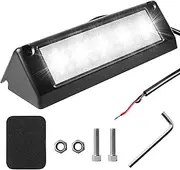 Leikurvo 12 V LED Lamp Motorhome, Awning Light, LED Outdoor Light, 12 V-48 V, 5800 K, 1450 LM, IP67 Waterproof Outdoor Light for Camper, Truck, Motorhome, Caravan, Boat, Black
