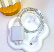 USTIYA Case Cute Cable Protector for iPhone Charger Phone Wire Saver for iPhone 11 12 13 14 15 16 Pro Max Plus Charger 18W 20W (Transparent)