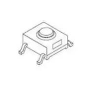 Pack of 10 101-0266-EV Tactile Switches Tact 160gf 50mA 12VDC