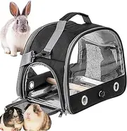 Bird Travel Cage | Parakeet Carrier Backpack | Breathable Animal Outside Travel Cage, Pet Accessories for Vet Visit Shopping and Outdoor Adventure