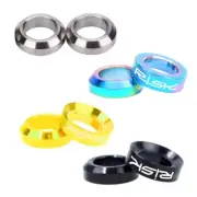 2 Pairs Mountain Bike for Titanium M6 Concave And Convex Washer Brake Sp