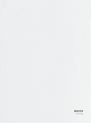 Leitz Infinity 61060000 Juris Folder A4 for Documents, Portfolio Folder for Storage and Archiving, Document Folder with 3 Folding Flaps, A4 Cardboard, Pack of 25, White
