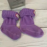 Hunter Kids Boot Socks Thisle Lavender New Open Box Sz XS